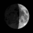 Σελήνη 7 ημερών στο κύκλο - Πηγαίνετε στη Φάση Σελήνης στην Αστρονομία