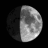 Σελήνη 9 ημερών στο κύκλο - Πηγαίνετε στη Φάση Σελήνης στην Αστρονομία